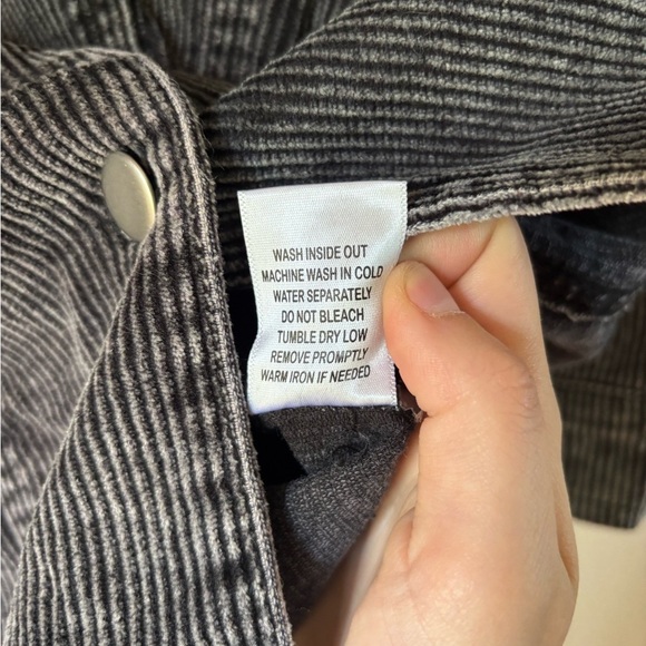 Highway Jeans Black Corduroy Jacket - Picture 8 of 9